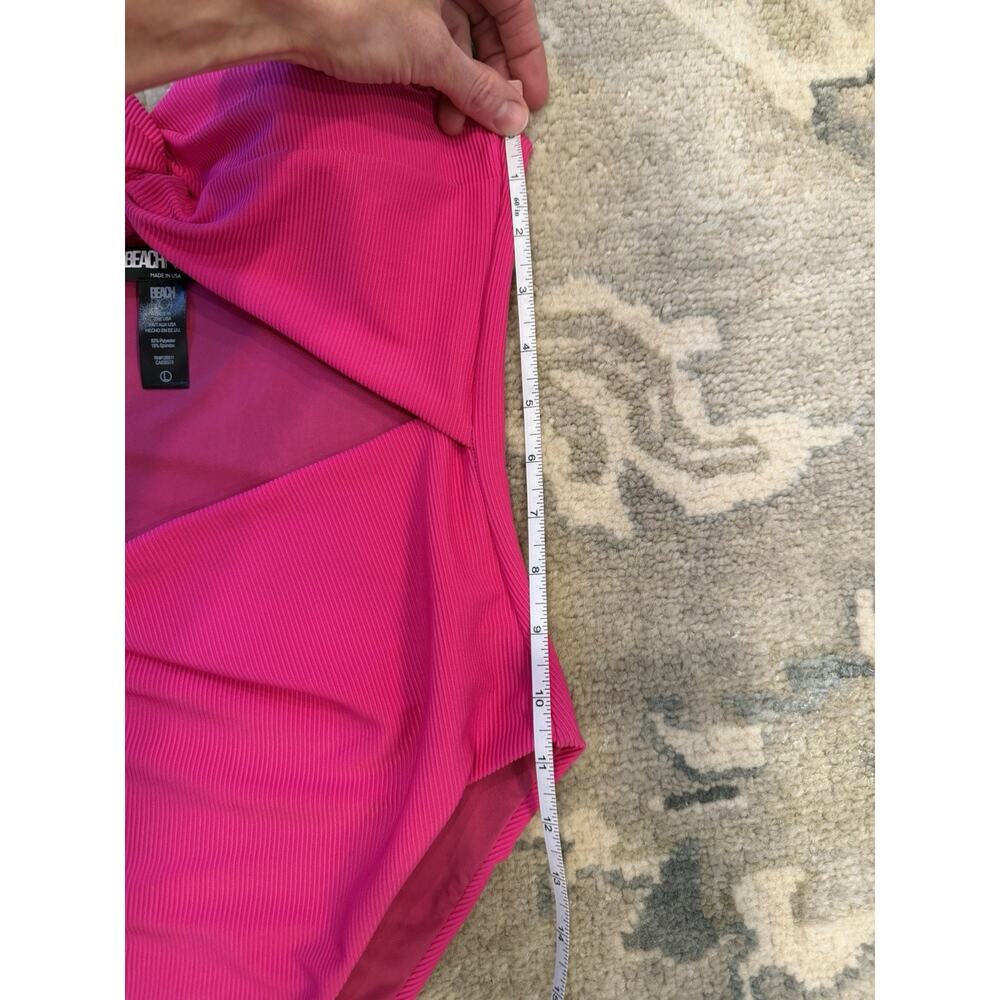 Beach Riot Annalisa Textured One-Piece Swimsuit Beach Riot Raspberry - Picture 10 of 16